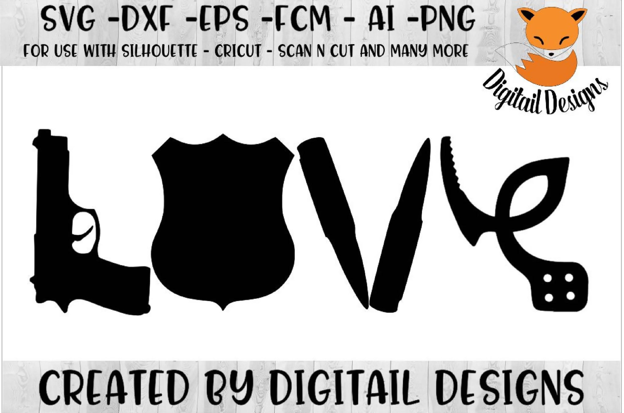 Police Officer Love SVG - SVG & Font Market