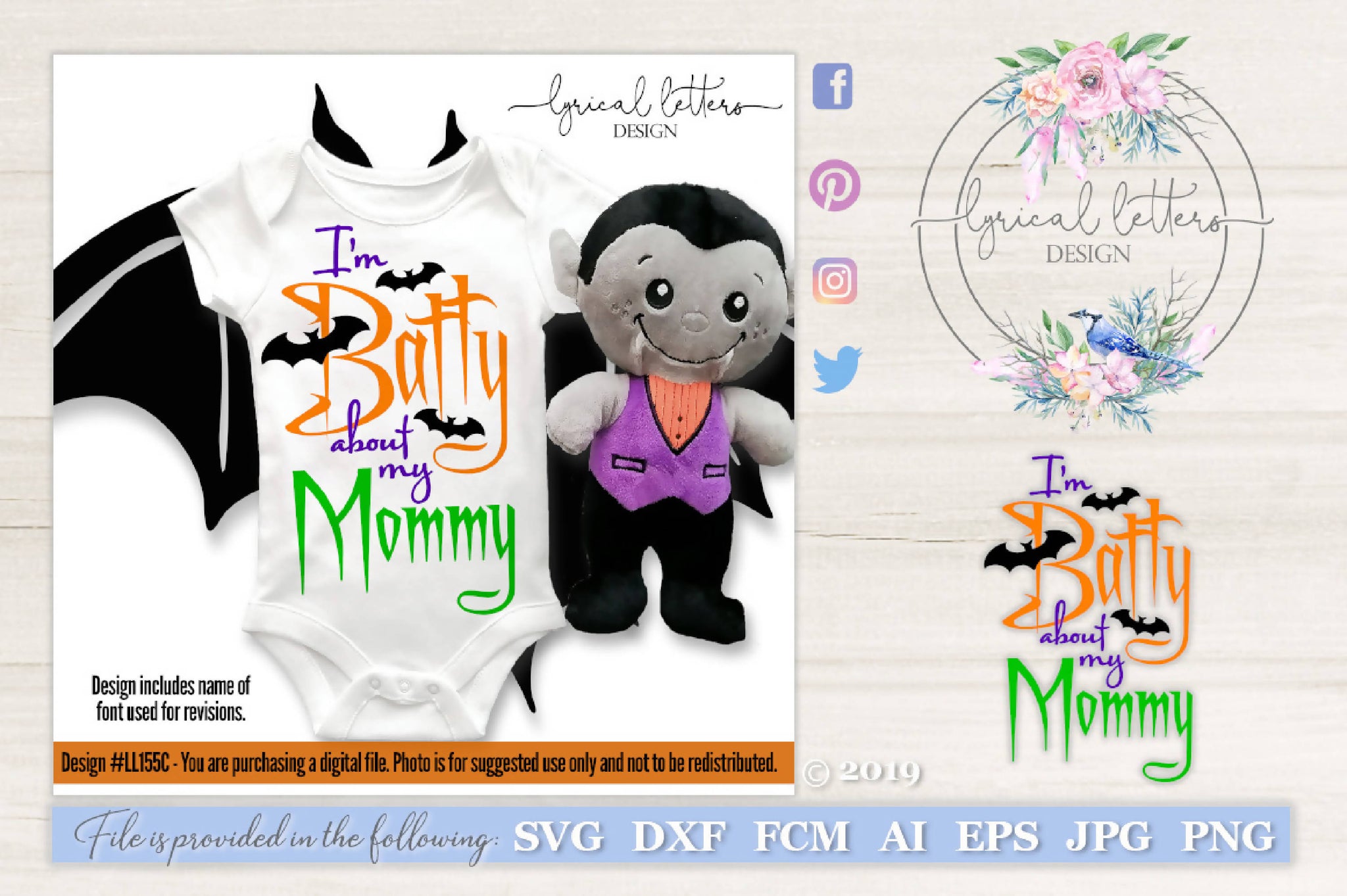 I M Batty About My Mommy Svg Font Market