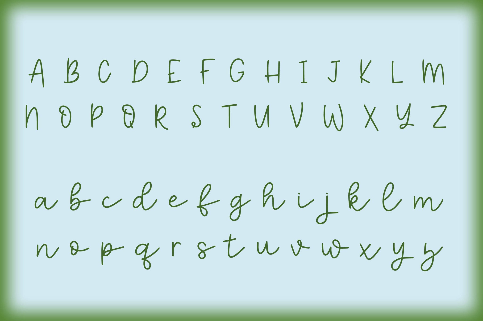 the handlettered font kit