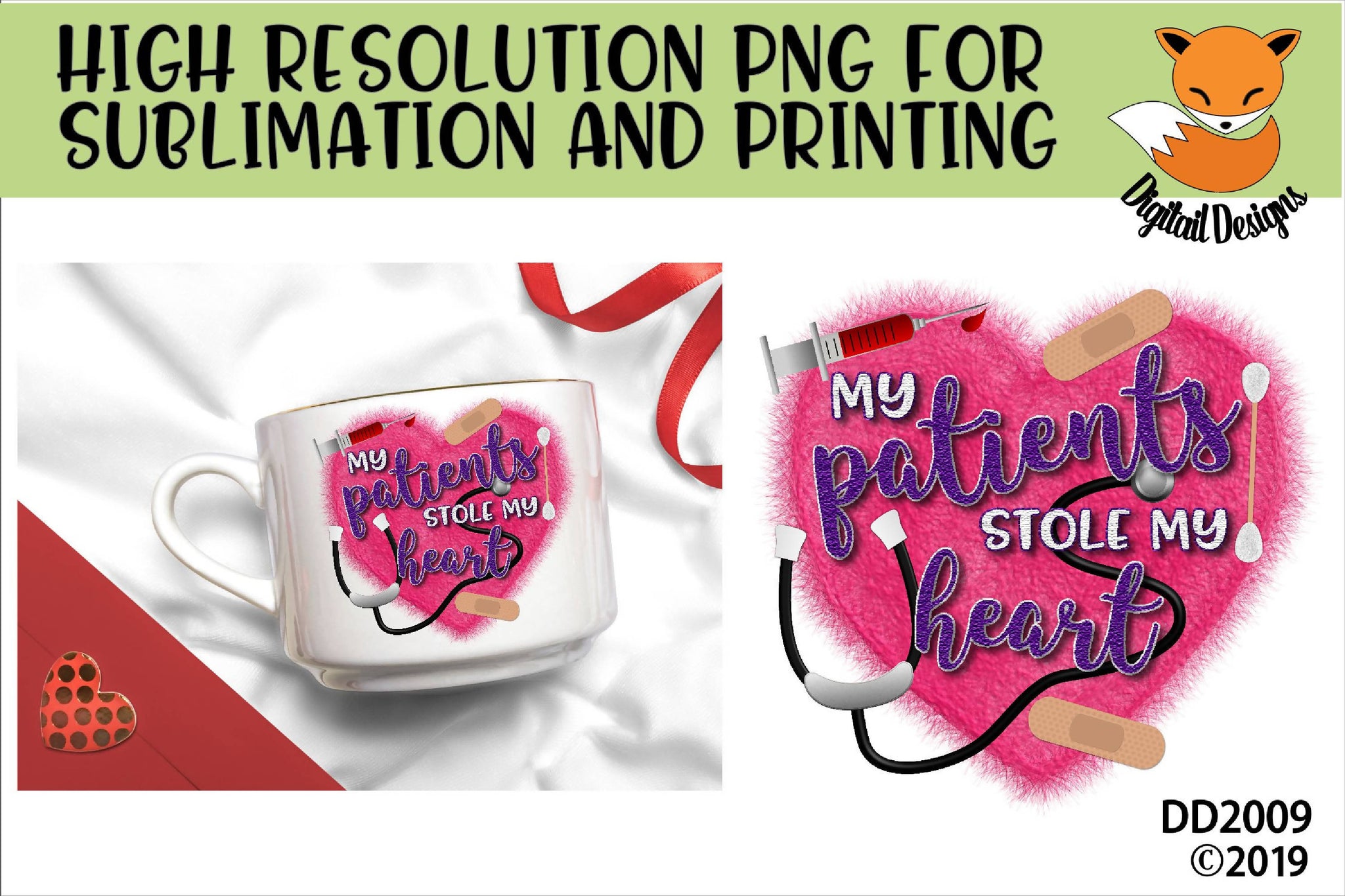 Download Nurse Valentine My patients Stole My Heart Sublimation ...