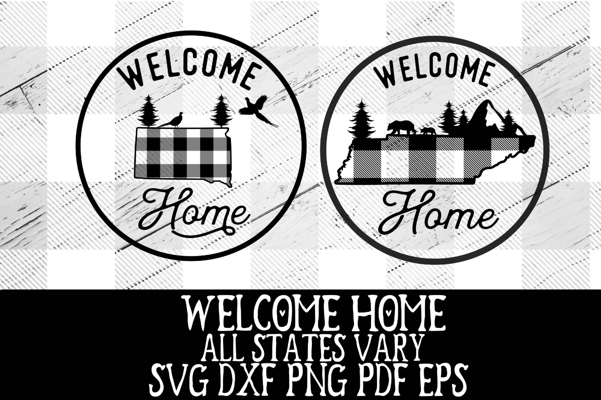 Download The Ultimate United In Plaid Buffalo Plaid SVG State ...