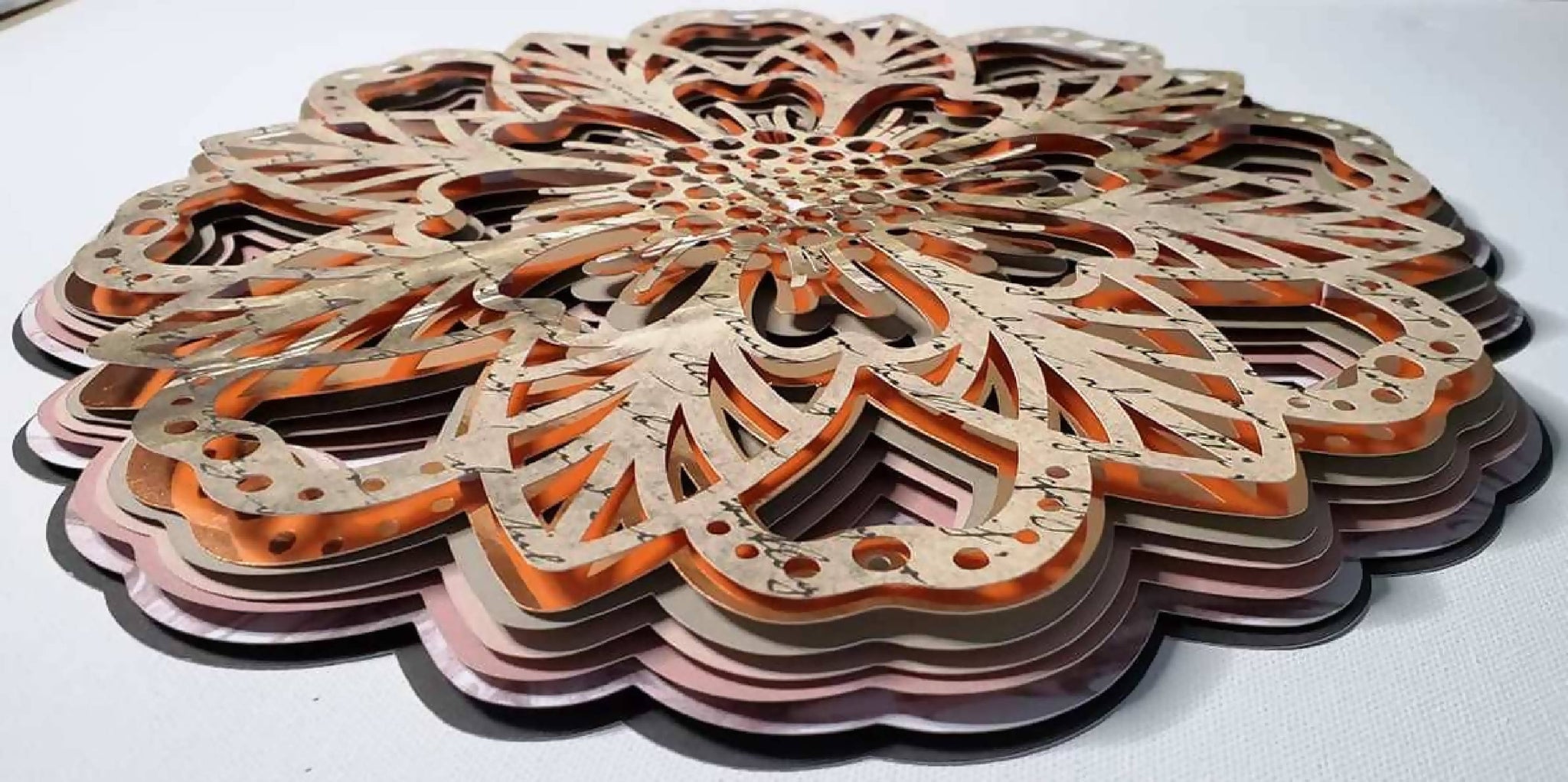 Download 3D Floral Mandala Multi Layered Mandala SVG - Paper ...