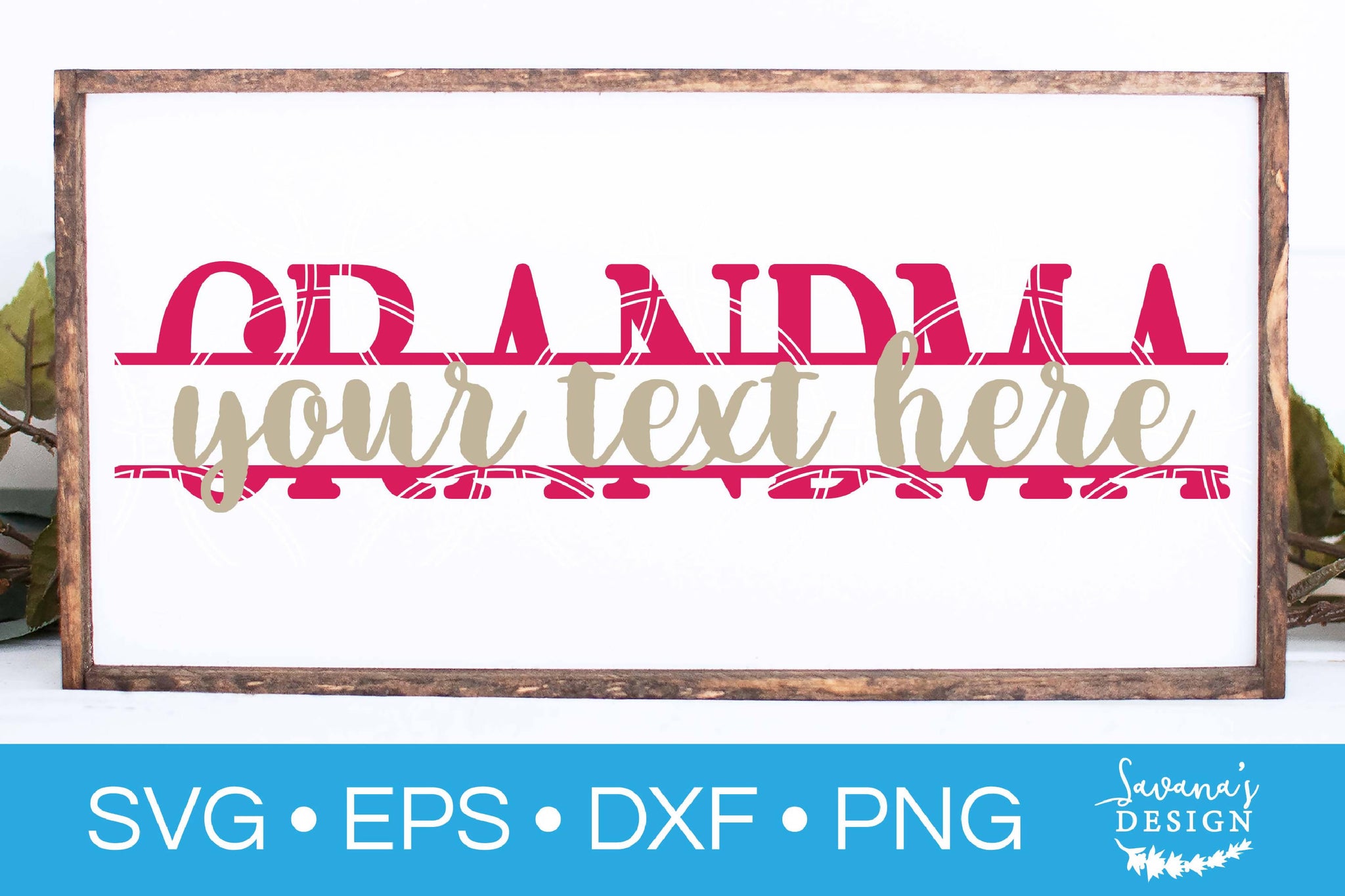 Download Grandma Split Monogram Svg Svg Font Market