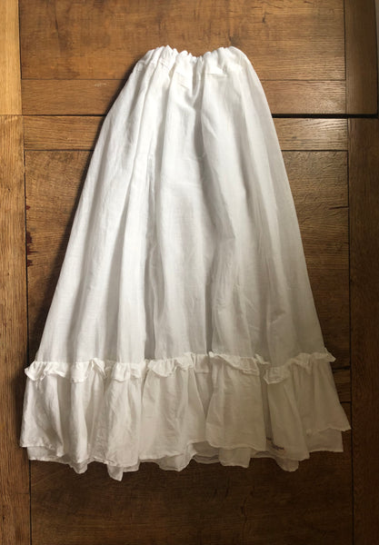 verrader plannen houder White voile cotton women's petticoat skirt (all sizes) – The Witch's  Britches