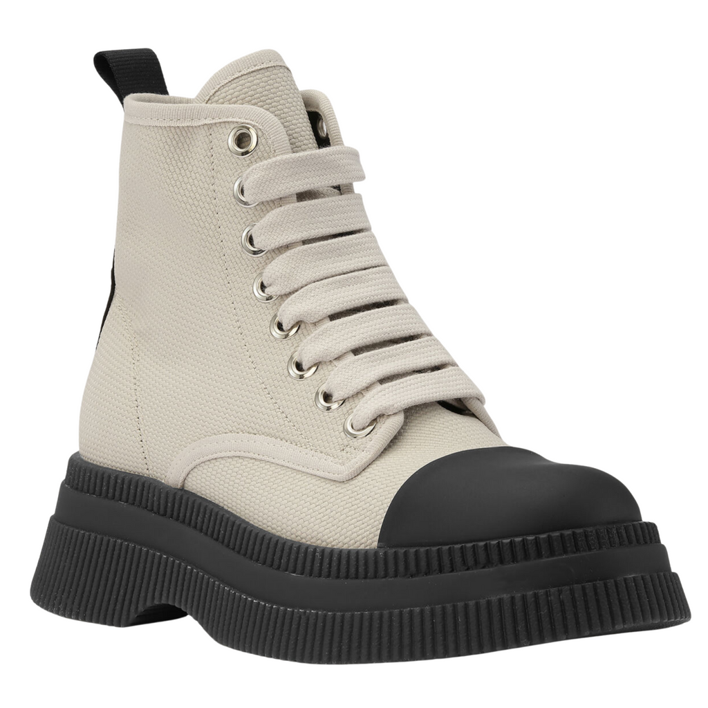 Military Creeper Ankle Boots Women Genuine Cow Leather Platform