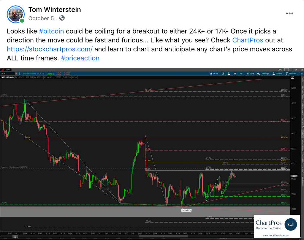 Bitcoin bidirectional levels of interest