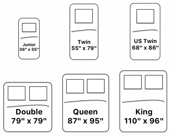 Comforter Sizes Chart - Everything You Need to Know – Hamvay-Láng