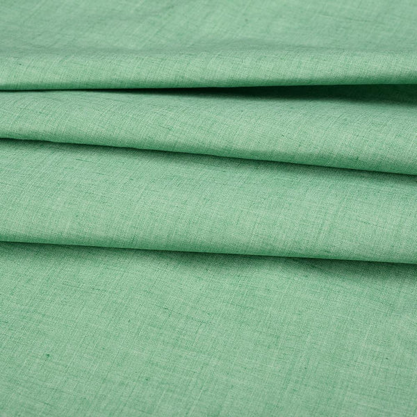 Khadi Shirt Fabric (2.25 Meter)-Green Handloom Cotton -140382 | Runfab