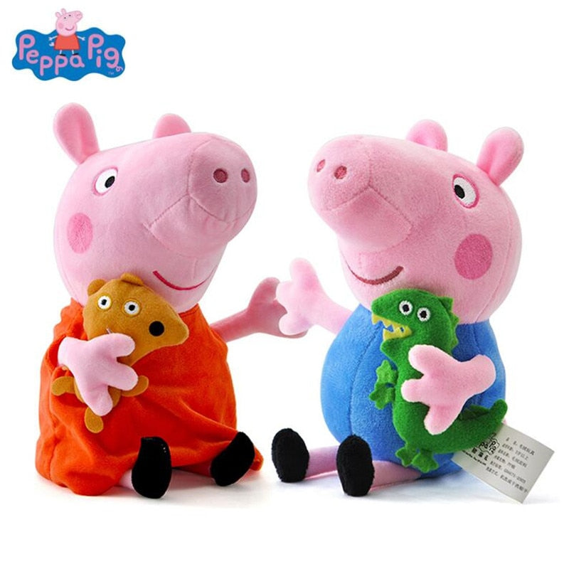 peppa pig family plush