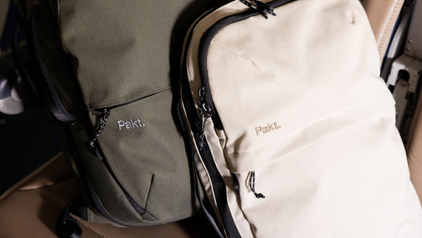 The Pakt Travel Backpack and the Everyday 15L Bag