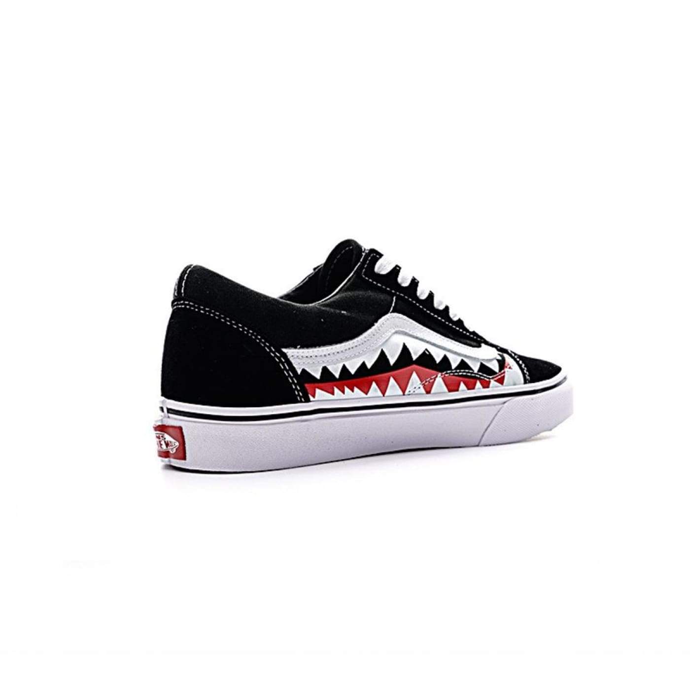 vans x bape sharktooth