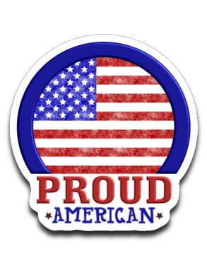Proud American Decal