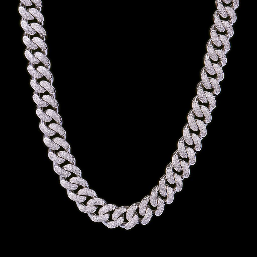 Цепь мужская Diamond Cuban Chain