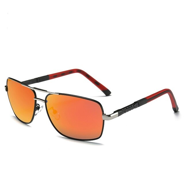 Men Polarized Sport Sunglasses From Stainless Steel,Anti-Reflective - GiftWorldStyle - Luxury Jewelry and Accessories