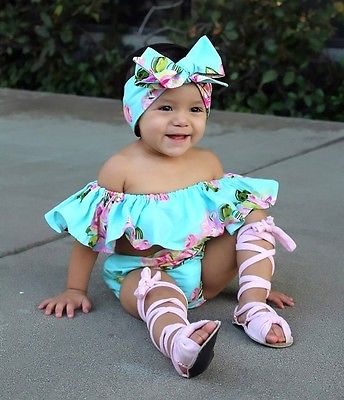 baby girl 2 piece bathing suits