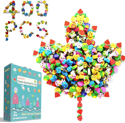 60Pcs Animal Pencil Erasers Bulk Kids Japanese Come Apart Puzzle Eraser  Toys for Party Favors, Classroom Prizes, Carnival Gifts and School Supplies