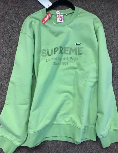 supreme lacoste crewneck