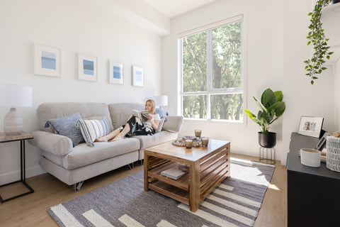 Couch in a living room