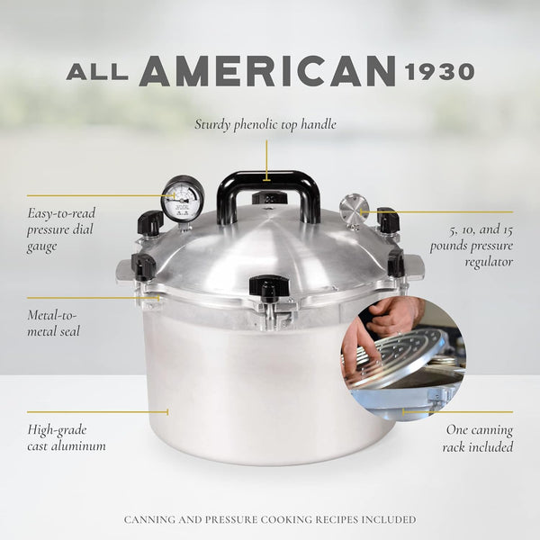 All American Pressure Canner for home canning