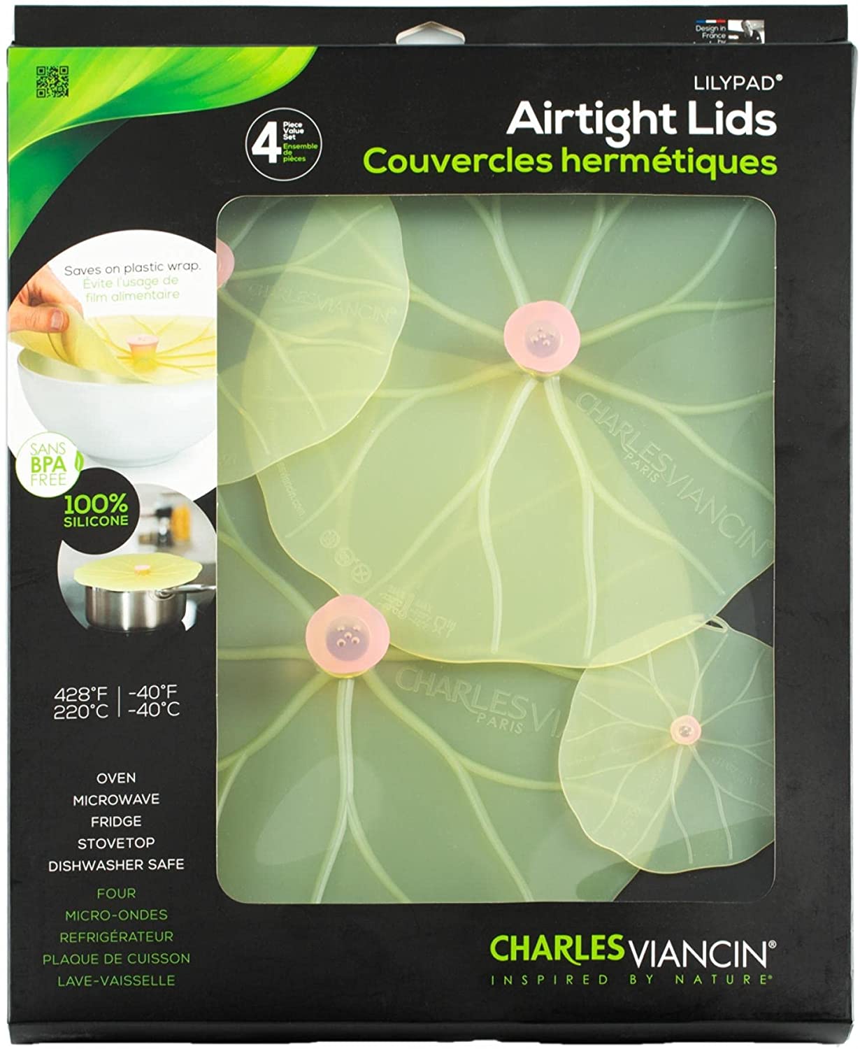 charles viancin silicone lids covers charles viancin lily pad lids set 28975377252387