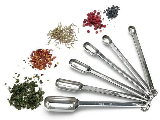 rsvp measuring cups spoons rsvp rectangular spice measuring spoons 31741845635107
