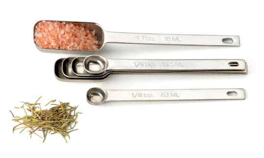 rsvp measuring cups spoons rsvp rectangular spice measuring spoons 32009240543267
