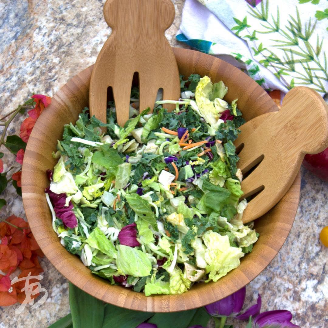 totally bamboo serveware totally bamboo salad hands 32035126804515