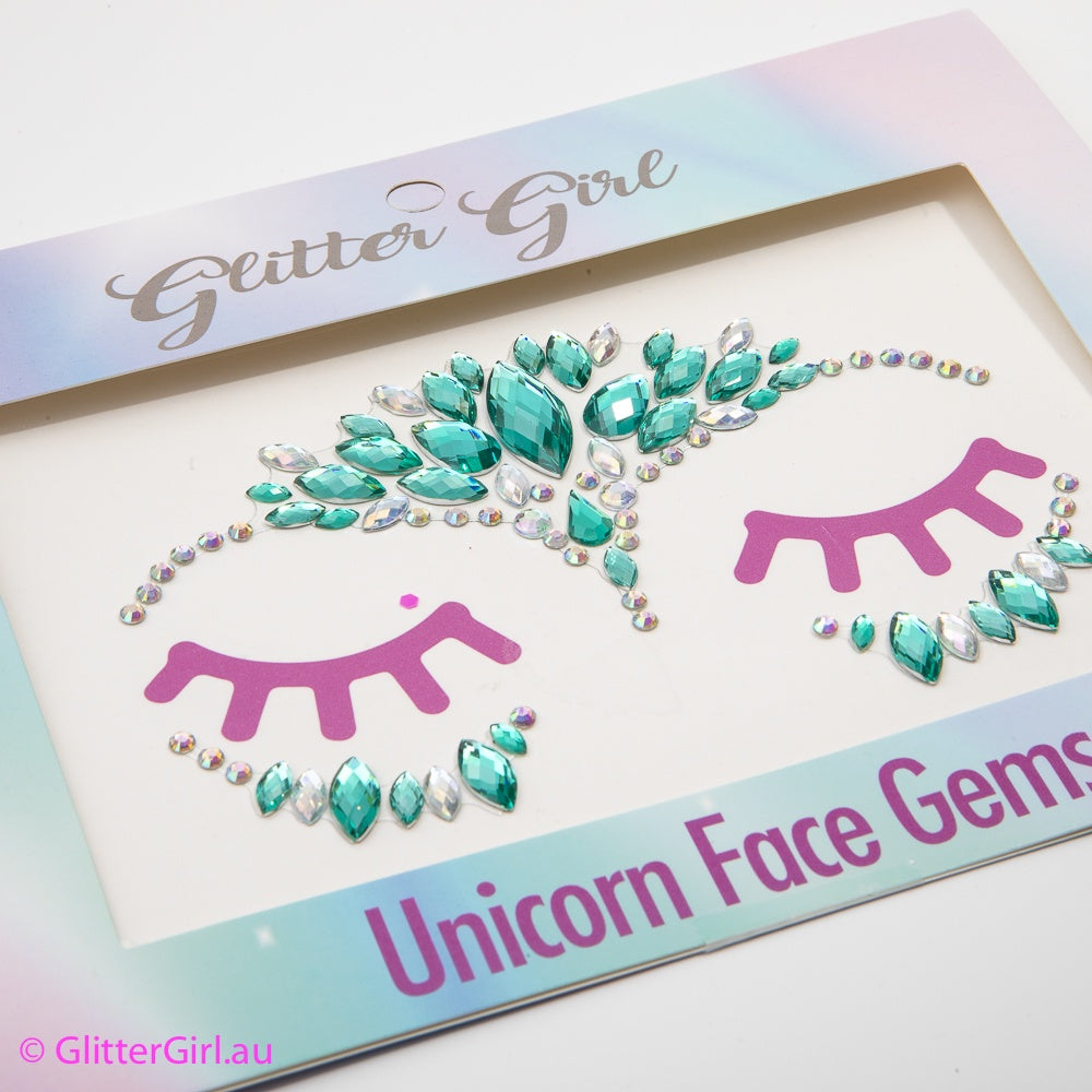 Glitter Girl – Face Gems Unicorn Power