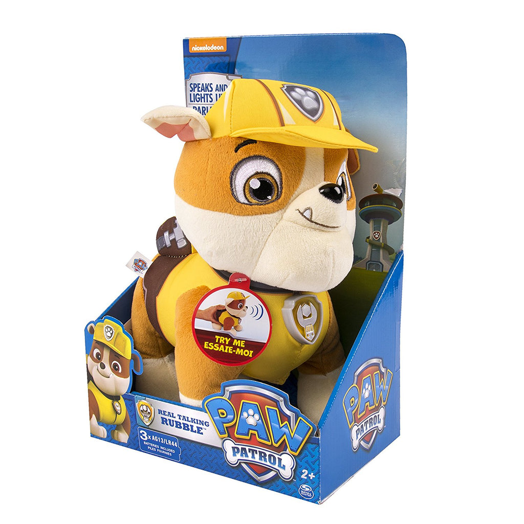 paw patrol real talking marshall plush