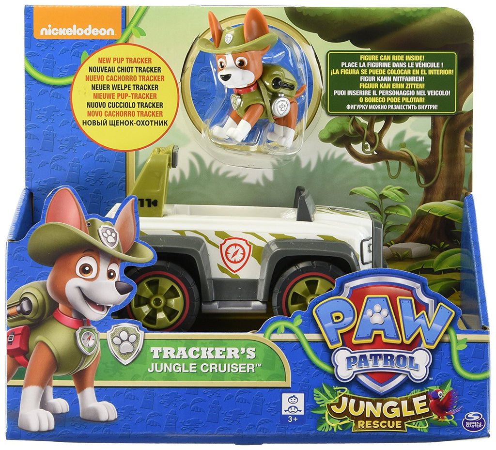 PAW PATROL - Cruiser & Tracker Pup - Jungle Rescue Orig | OzToyStore