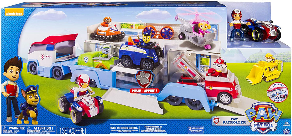 Paw Patrol - Paw Patroller with Ryder & ATV - colour display pack | OzToyStore