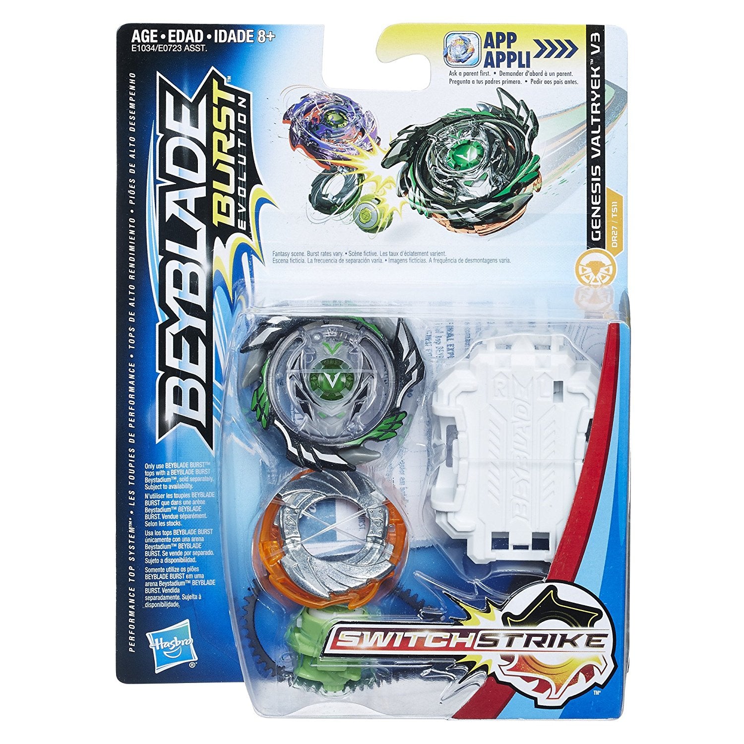 BeyBlade Burst Evolution - NEW Genesis VALTRYEK V3 - SWITCH STRIKE STA