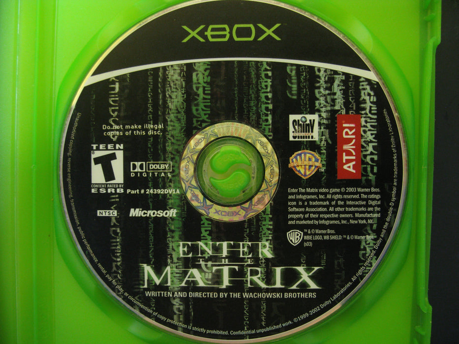 enter the matrix xbox