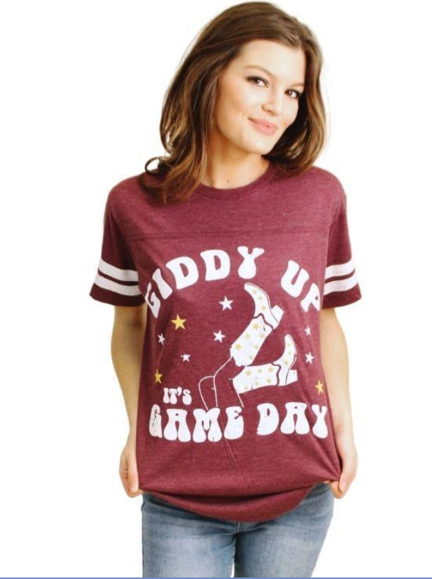 Giddy Up, It's Game Day Tee *FINAL SALE*