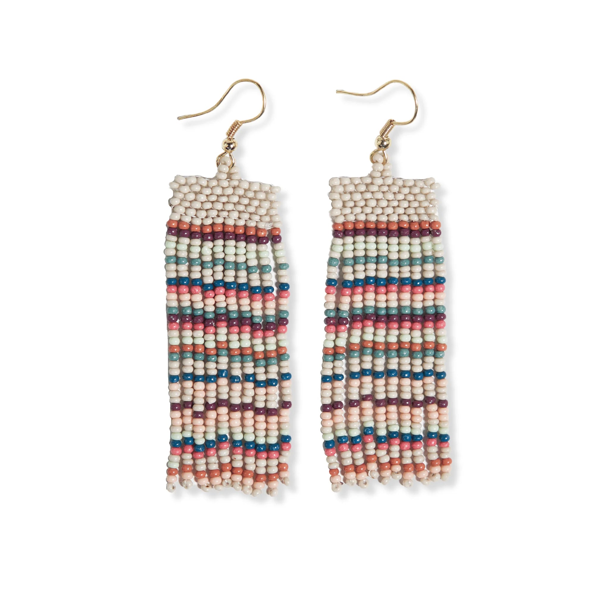 Adaline Beaded Fringe Earring