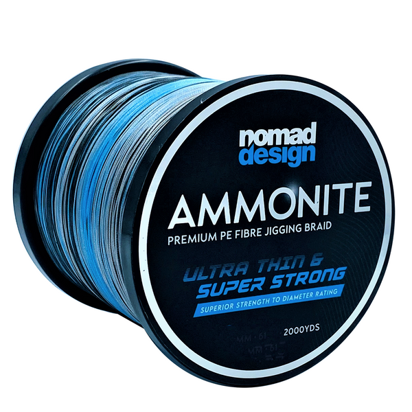 Ammonite Multicolour Jigging Braid 600yds – Nomad Tackle