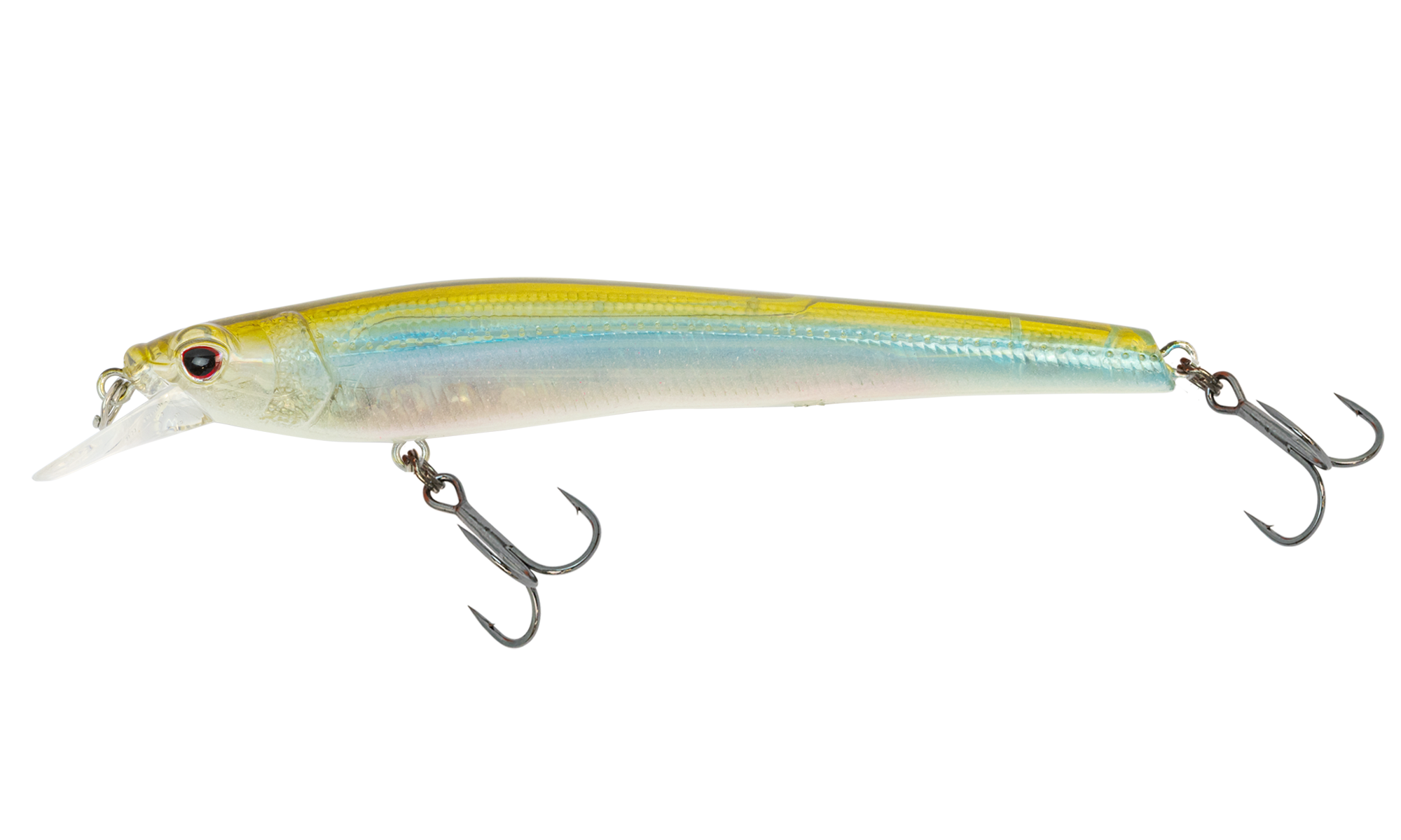 SEBILE STAR SHINER SUSPENDING JERKBAIT 3 1/2 1/4oz in GHB for SMB & LMB  BASS