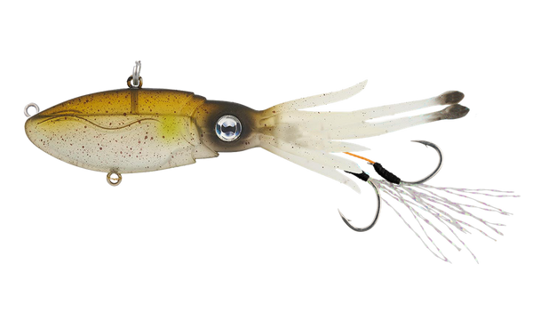 5 Packs - 4.5 Fishing Ling Cod Rig Twin Bulb Squids Rockfish lingcod Soft  Lure - Yellow Red Black