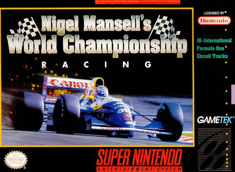 Nigel Mansell's World Championship Racing SNES