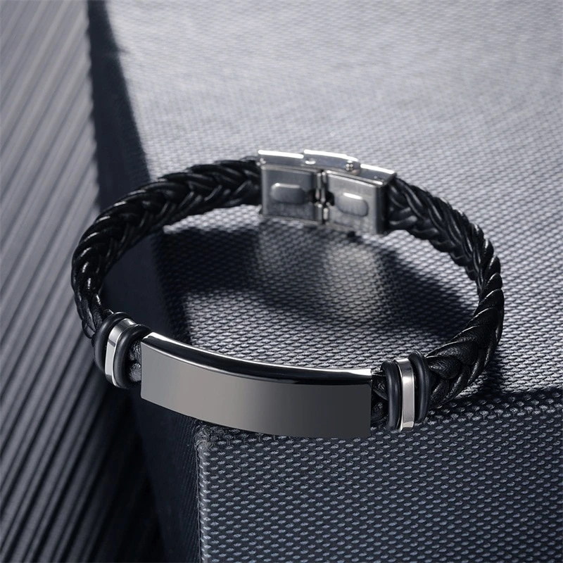 2021 Best Personalized Bracelet for men, Engraved bracelets, your name bracelet, matching bracelet for couples, leather bracelet for men