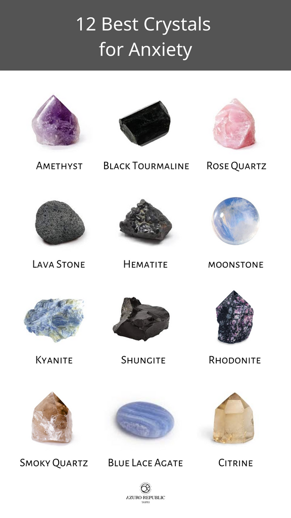 6 Best Healing Crystals for Anxiety & Stress