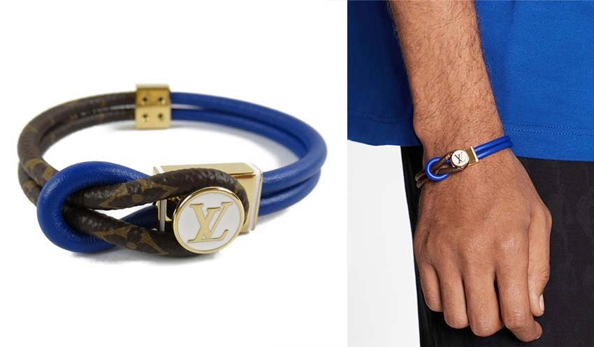 leather bracelet, nba bracelet, louis vuitton