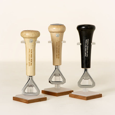 best man gifts, MLB Game Used Baseball Bat Handle Openers, handle openers