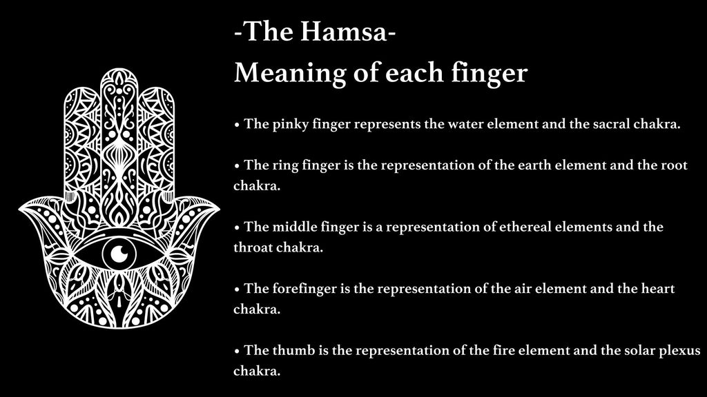 the hamsa meaning of each finger