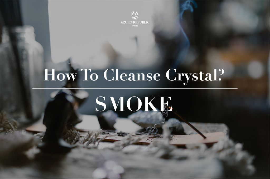 how to cleanse crystals, use smoke to cleanse crystals