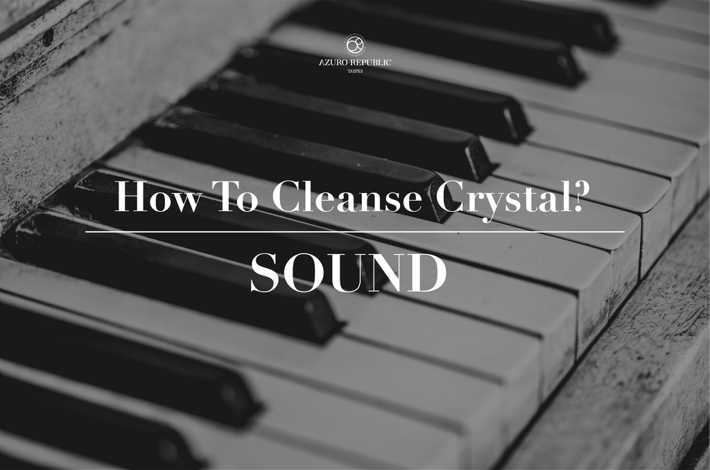 how to cleanse crystals, use sound to cleanse crystals