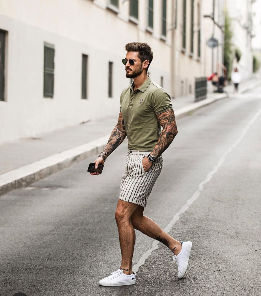 White sneakers for men’s summer shoes 