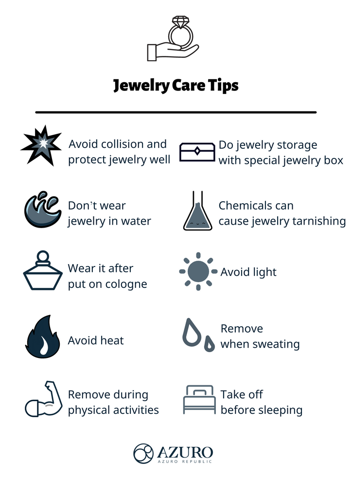 The Best Jewelry Care Tips on How to Clean Jewelry – Azuro Republic