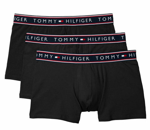 three tommy hilfiger mens black cotton boxer as an option of valentines gifts for him