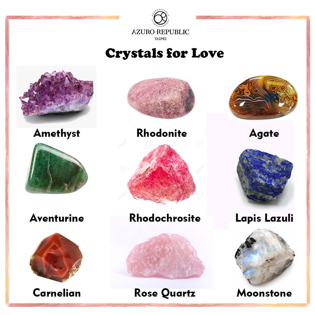 crystals for love, rose quartz